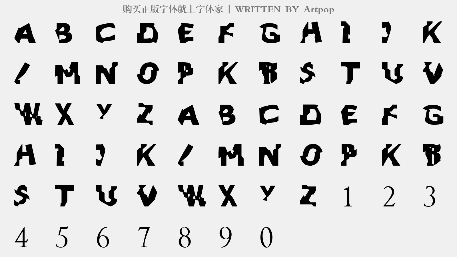 artpop免费字体下载 - 英文字体免费下载尽在字体家