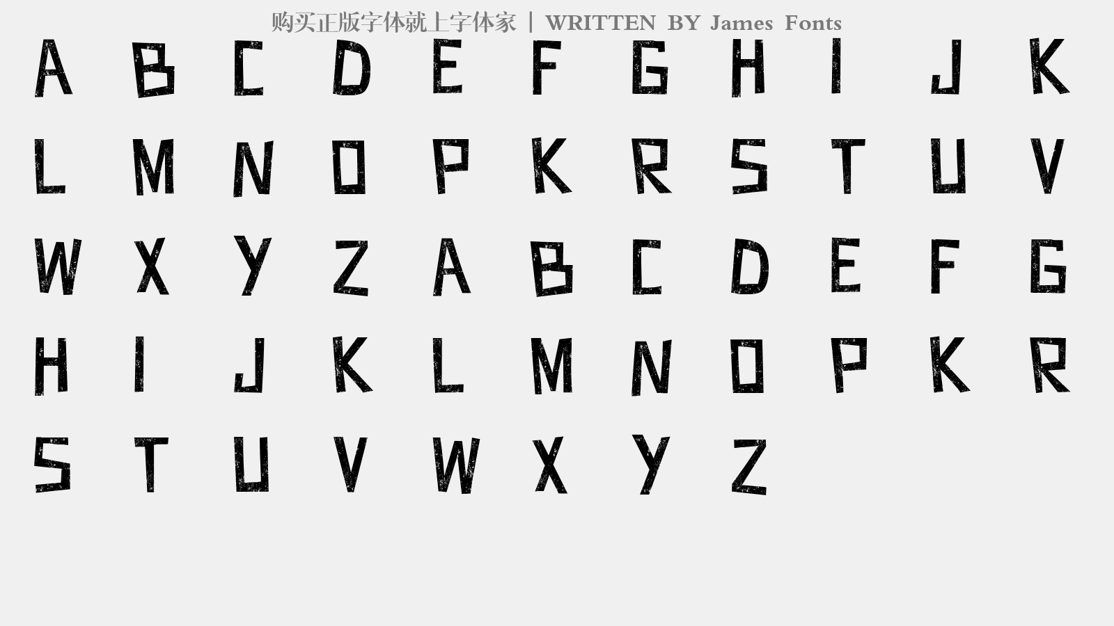 james fonts免费字体下载 - 英文字体免费下载尽在字体家