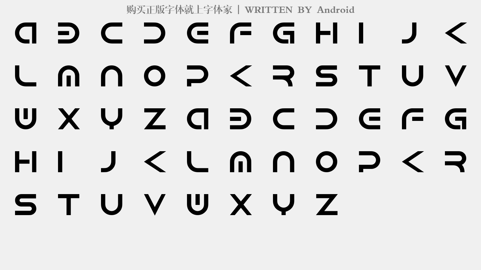 Android免费字体下载 - 英文字体免费下载尽在字体家