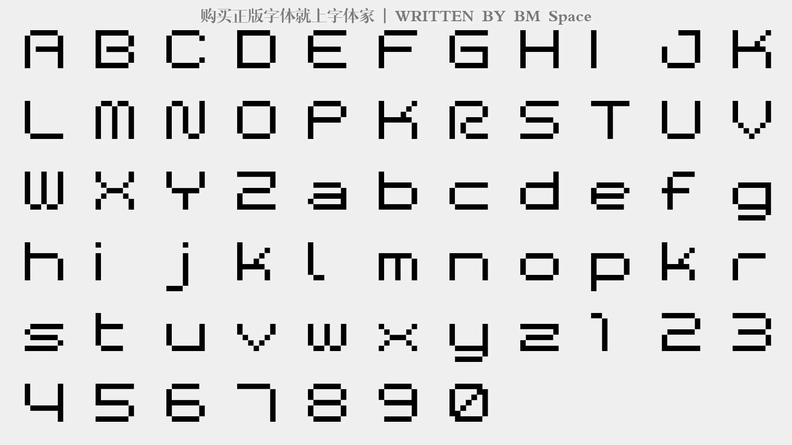 BM Space免费字体下载 英文字体免费下载尽在字体家
