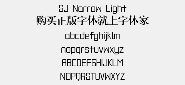 SJ Narrow Light