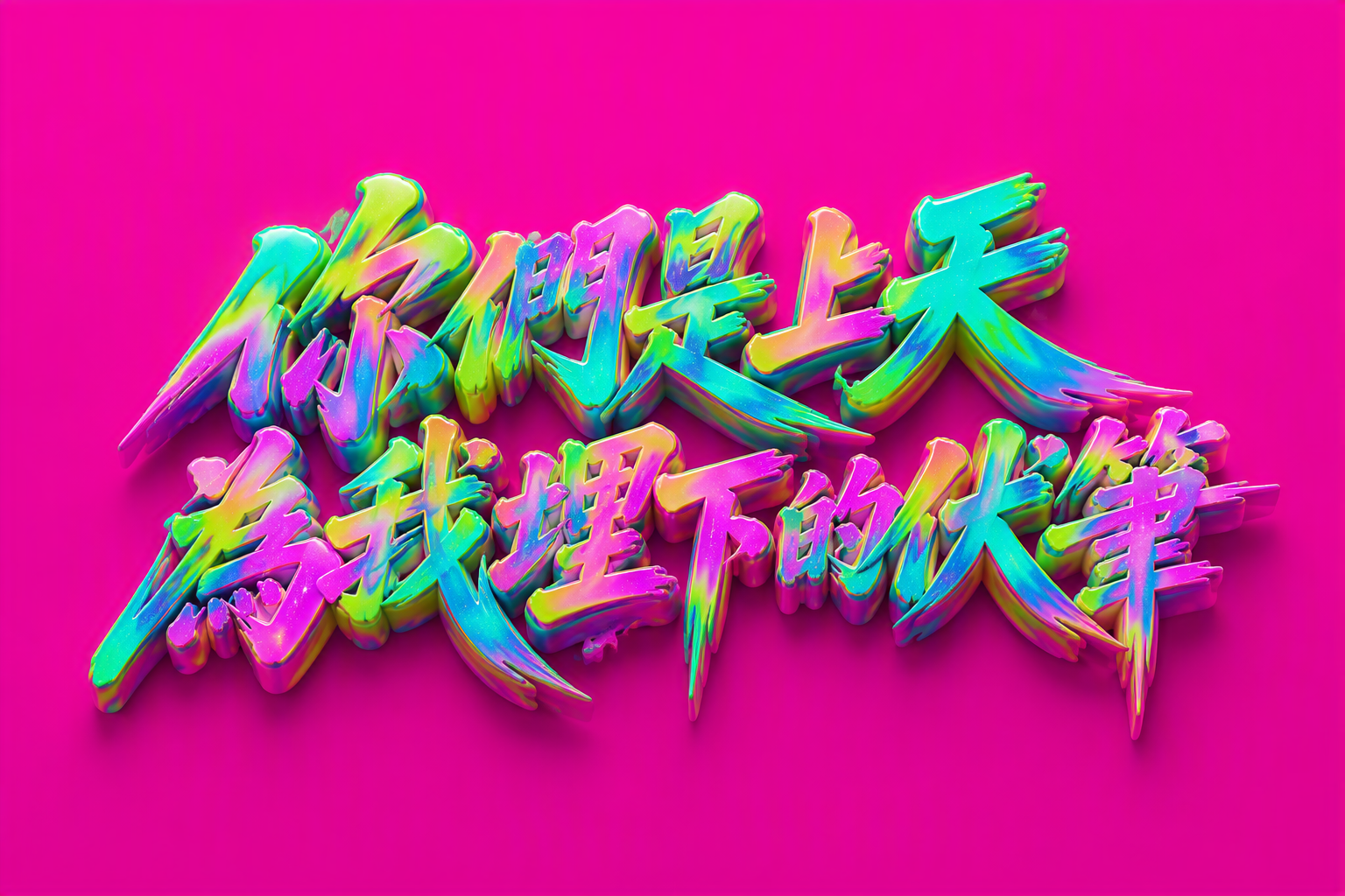 你們是上天為我埋下的