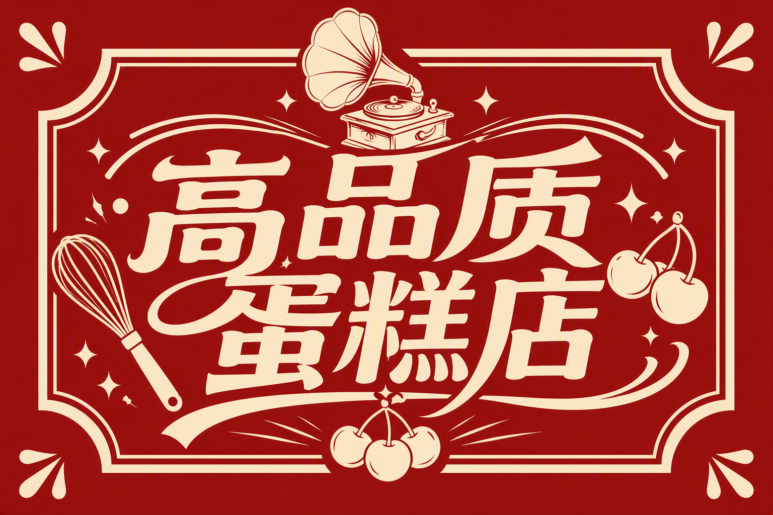 高品质蛋糕店