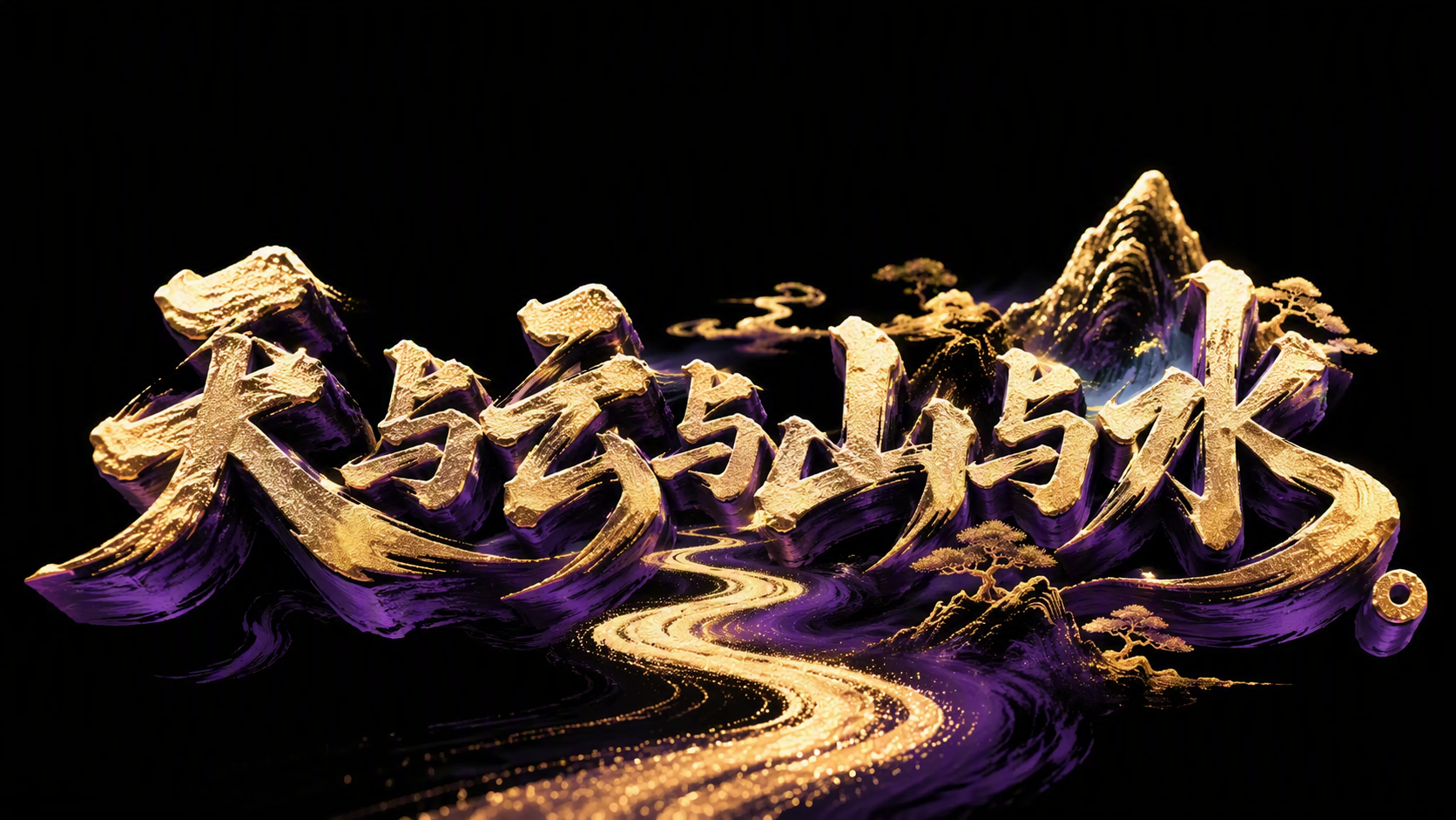 天与云与山与水