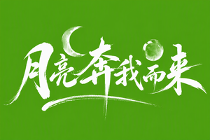 月亮奔我而来
