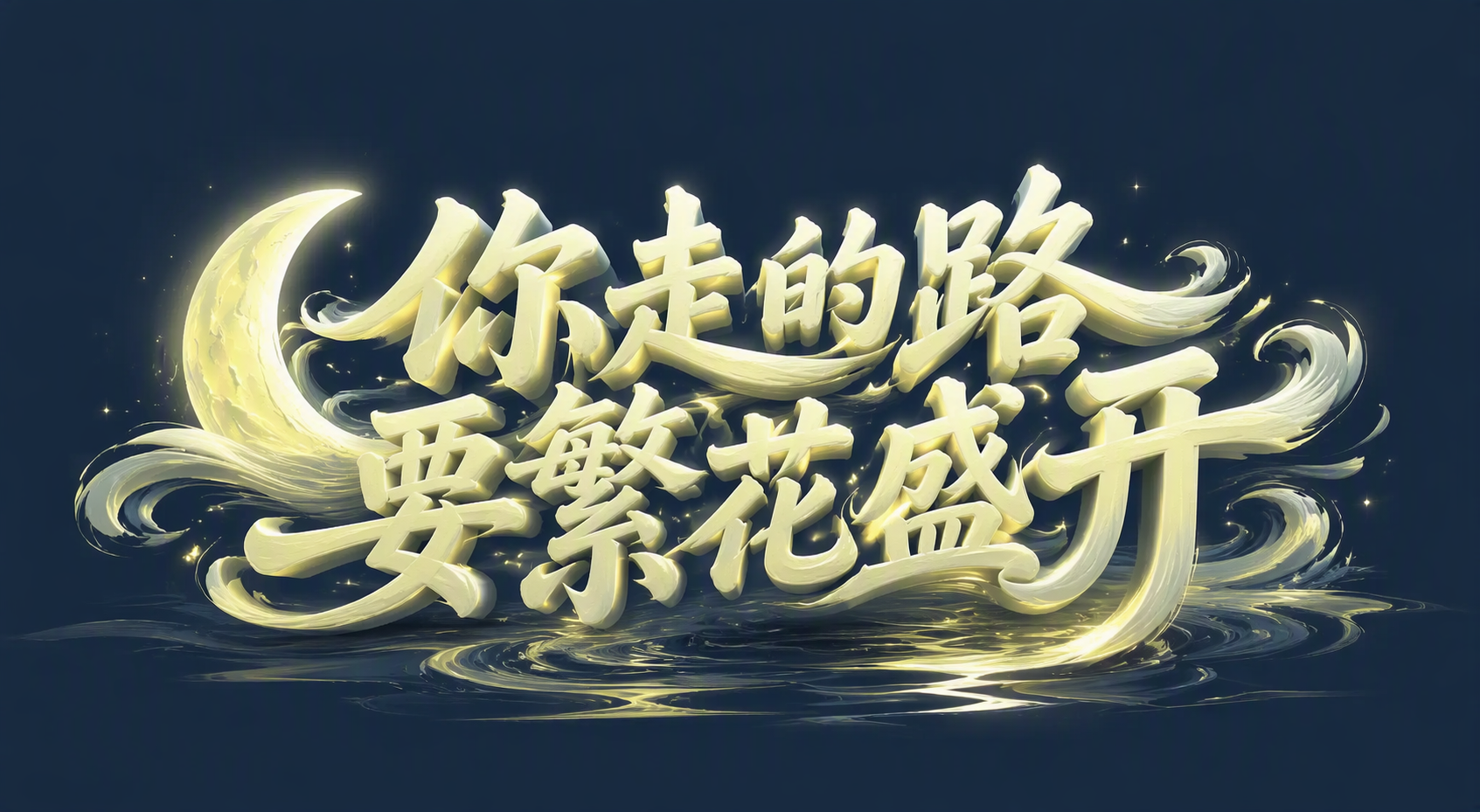你走的路要繁花盛开