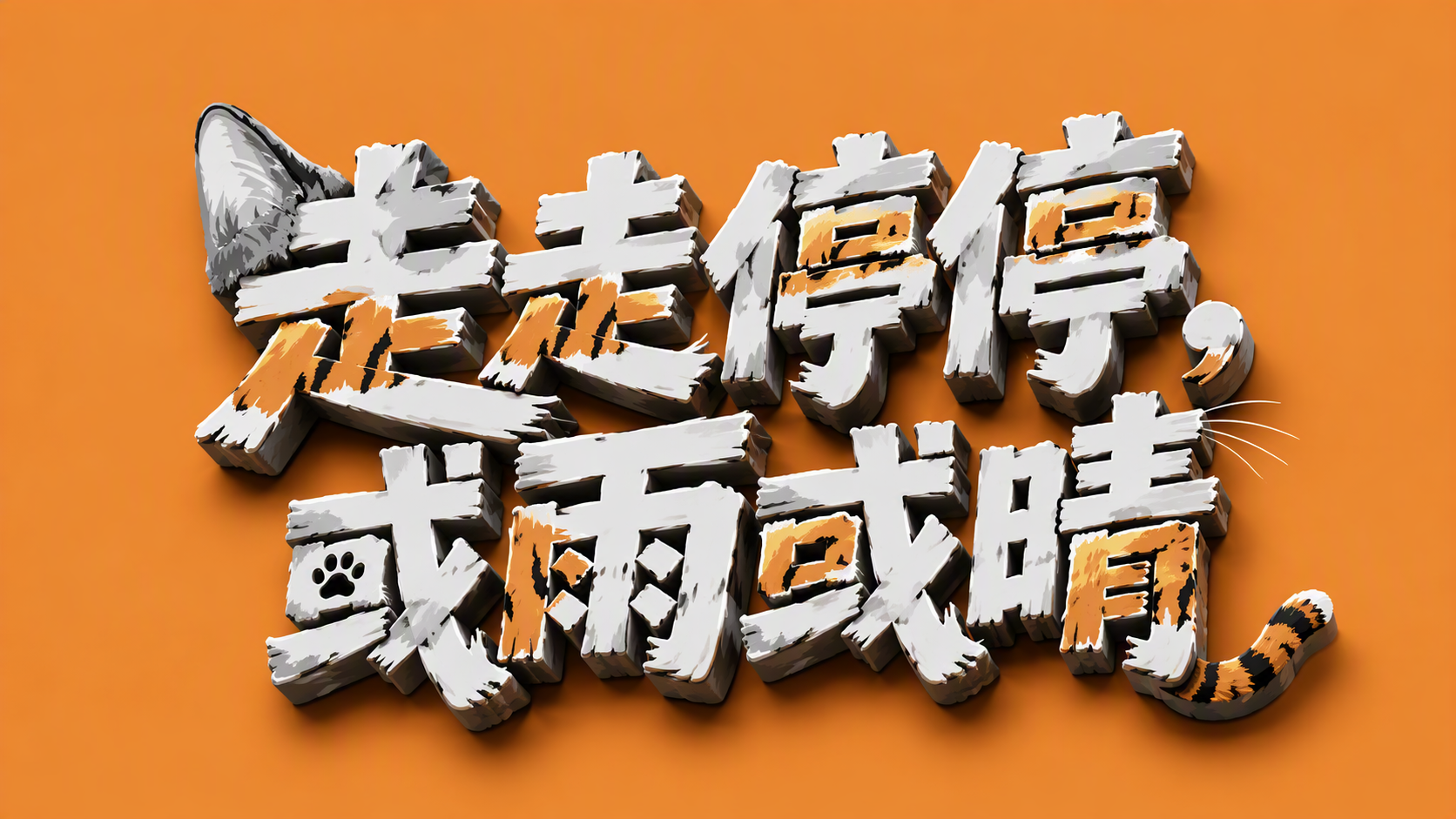 走走停停，或雨或晴