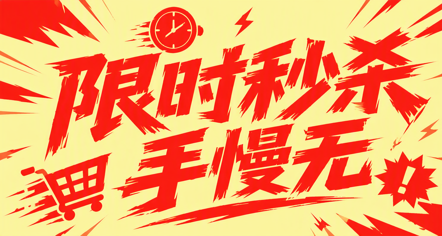 限时秒杀手慢无