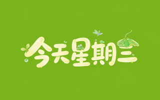 今天星期三