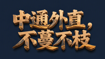 中通外直，不蔓不枝