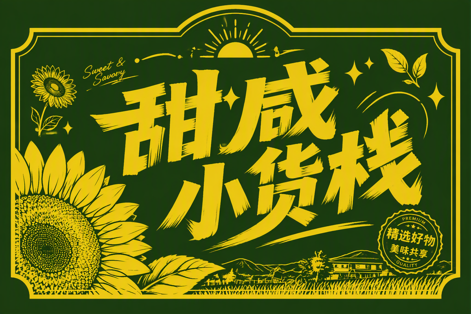 甜咸小货栈