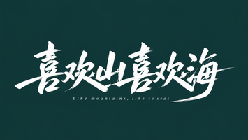 喜欢山喜欢海