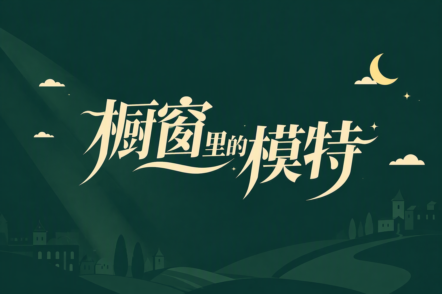 橱窗里的模特