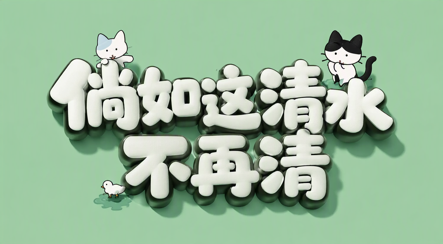 倘如这清水不再清
