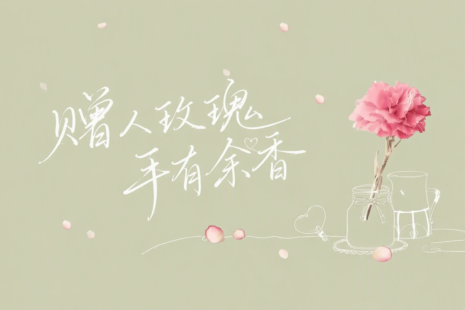 赠人玫瑰 手有余香