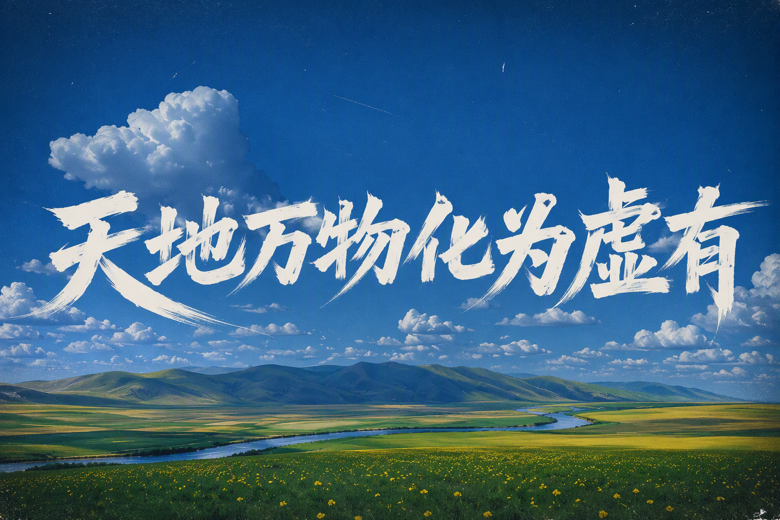 天地万物化为虚有