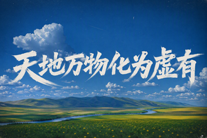 天地万物化为虚有