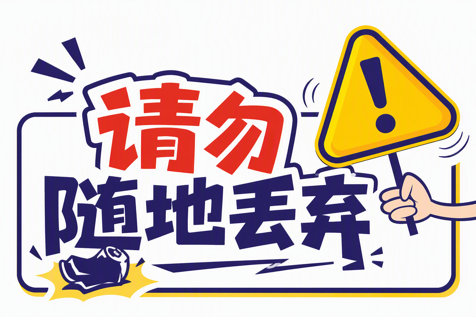 请勿随地丢弃