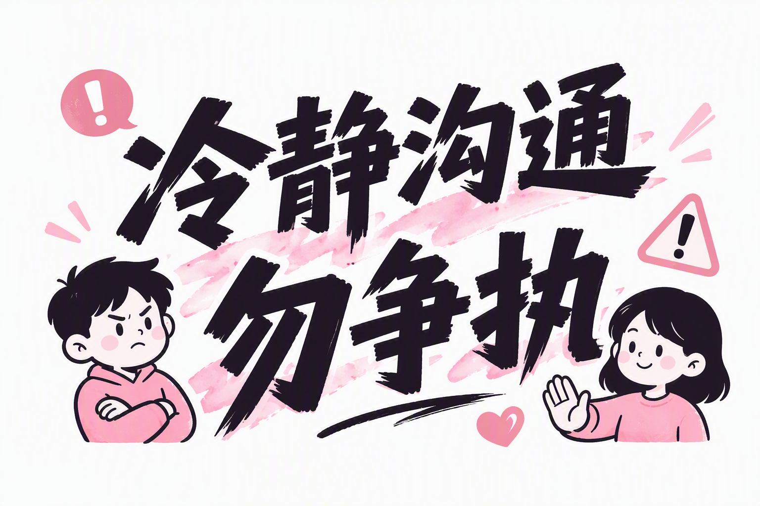 冷静沟通勿争执