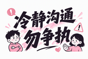 冷静沟通勿争执