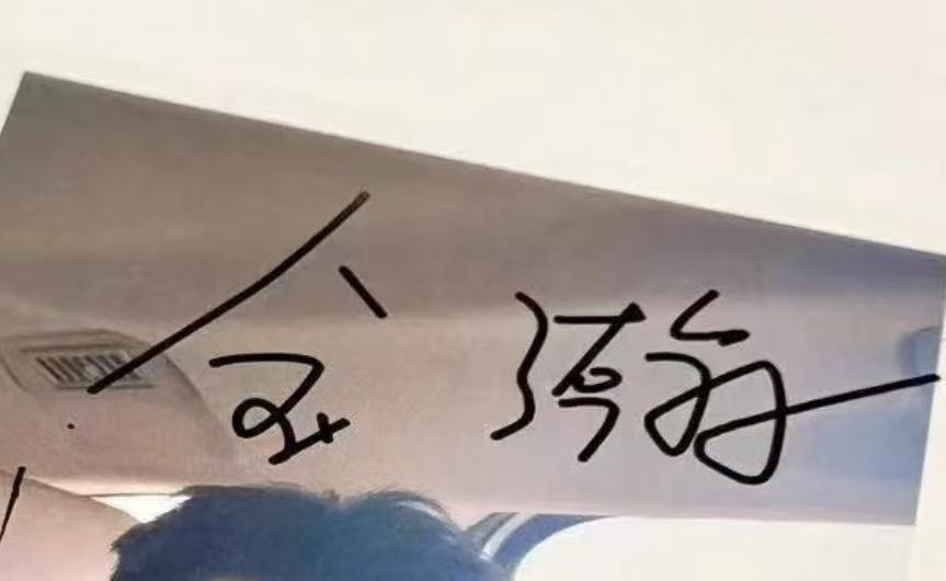 金瀚签名图片