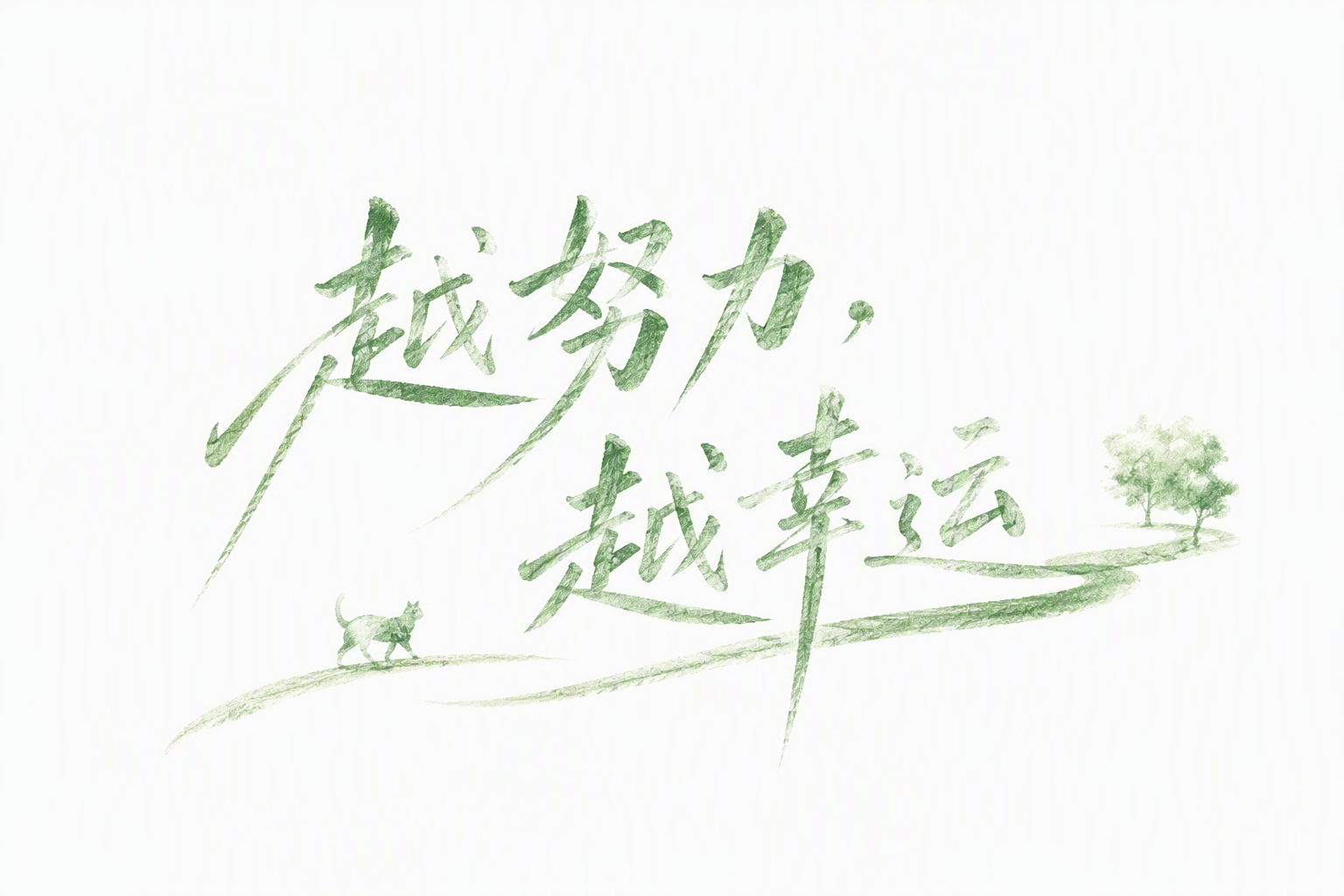 越努力，越幸运