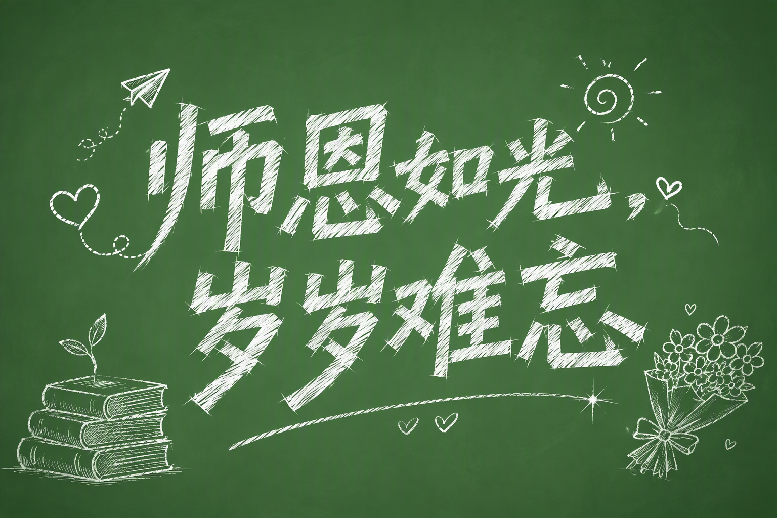 师恩如光，岁岁难忘