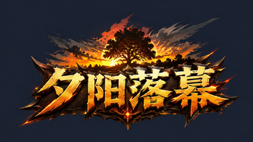 夕阳落幕