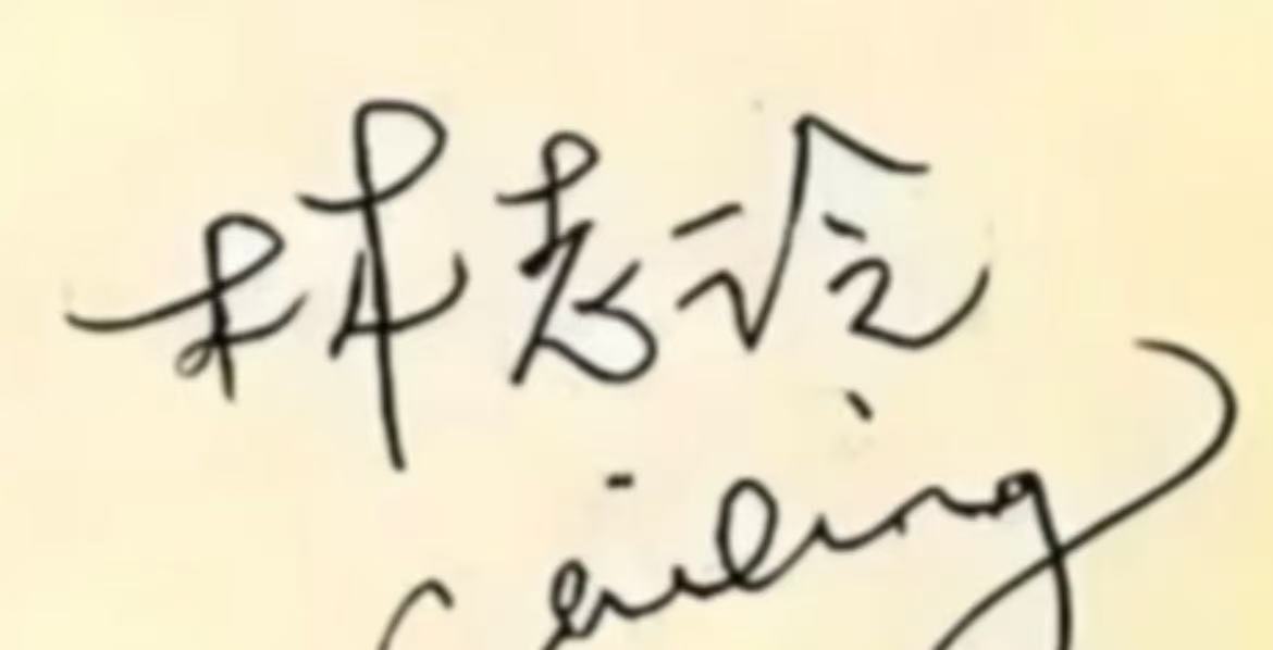 林志玲签名图片