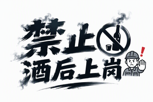 禁止酒后上岗