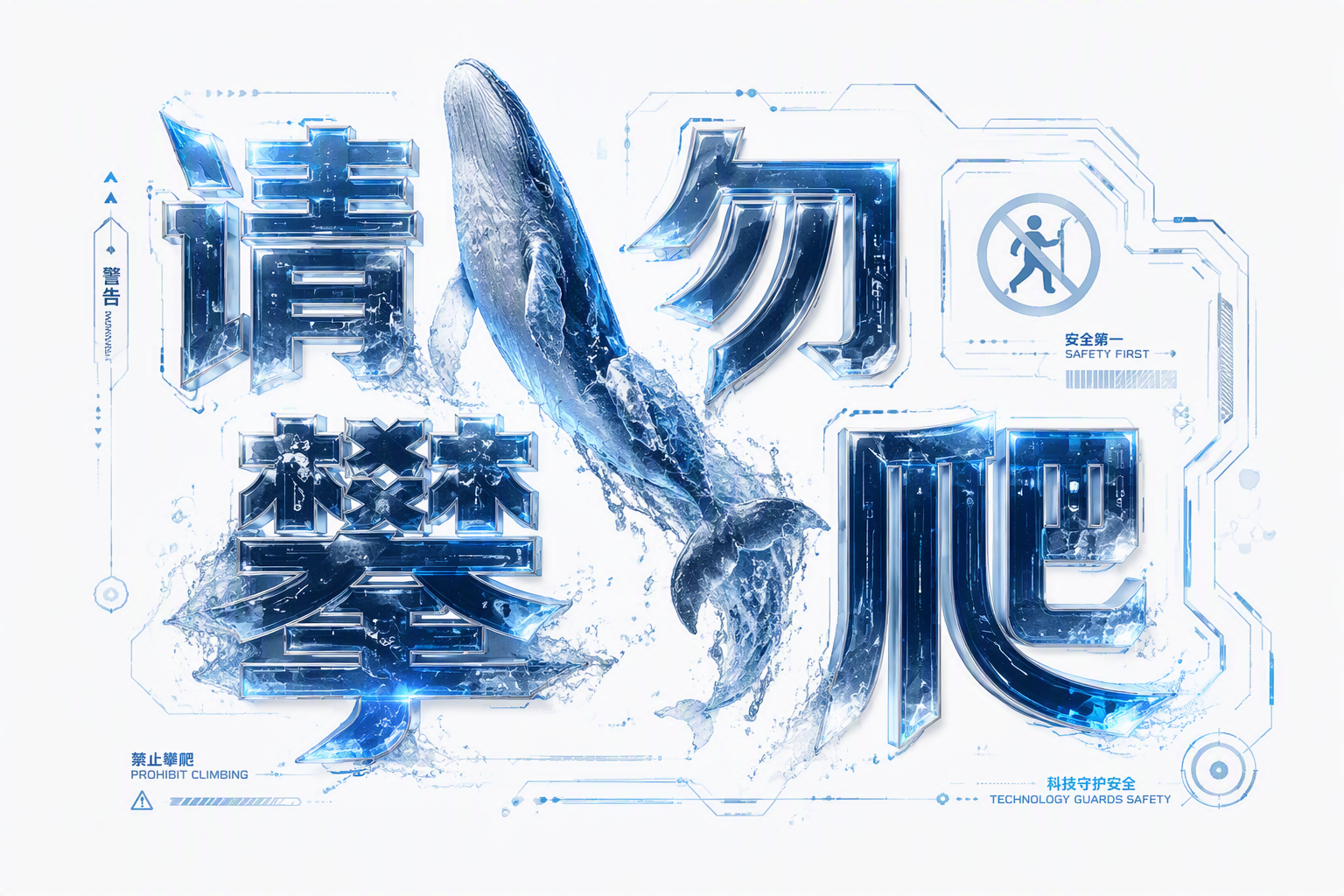 请勿攀爬