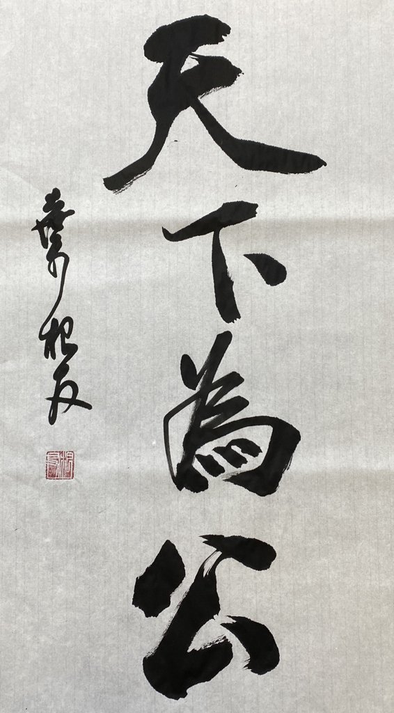 天下为公手写书法作品