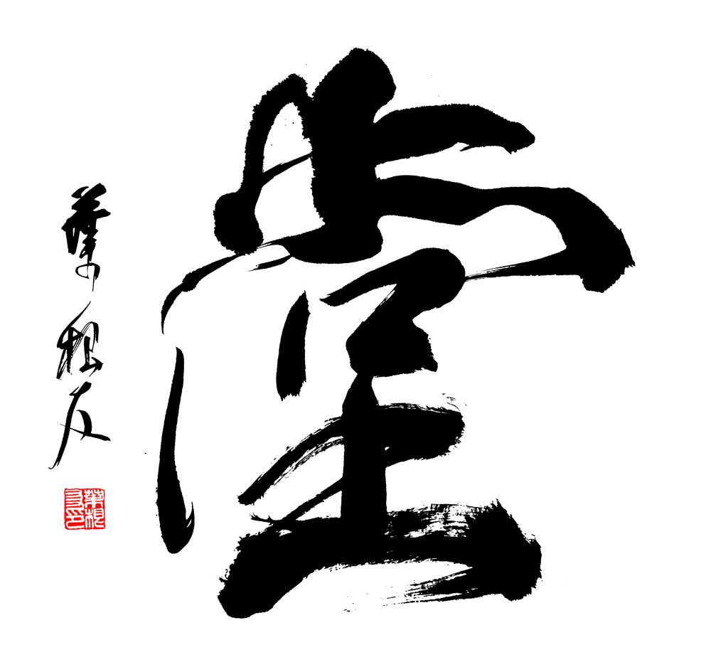 堂字正版手写书法图