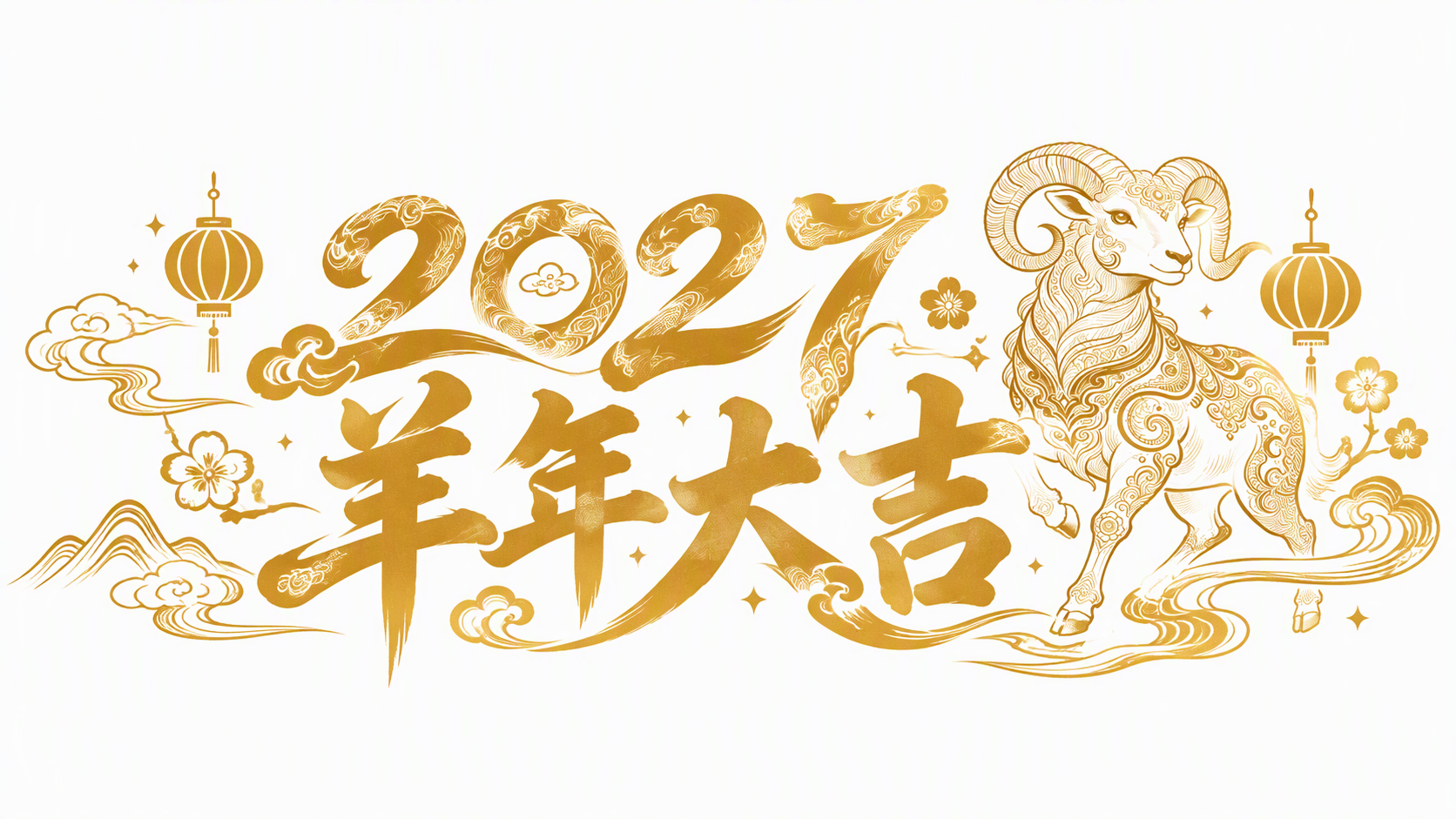 2027羊年大吉