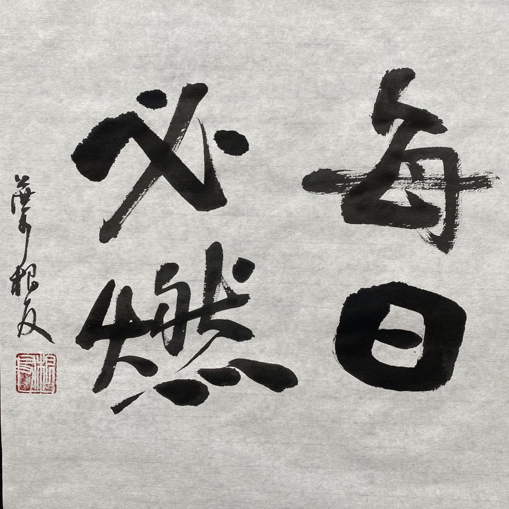 每日必燃毛笔书法作品