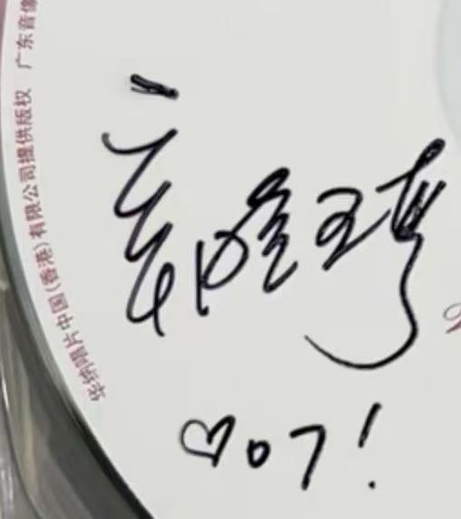辛晓琪签名