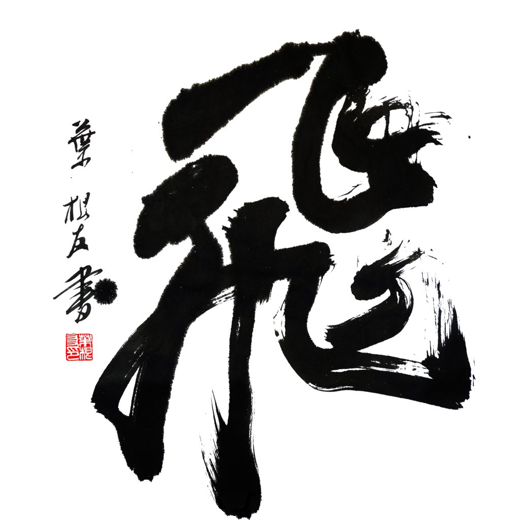 飞字手写艺术书法正版图